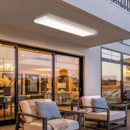 Brilagi - LED vannas istabas griestu lampa FRAME LED/50W/230V 120x30 cm 3000/4000/6000K IP44 balta