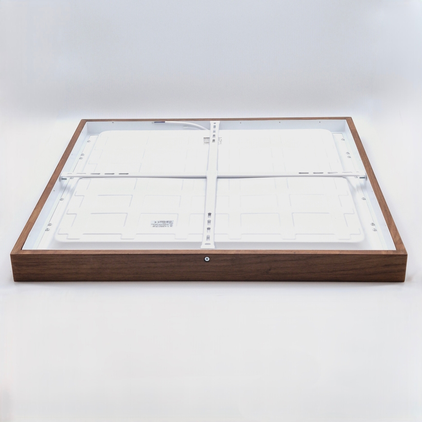 Brilagi - LED griestu gaismeklis vannas istabai WOODY FRAME LED/40W/230V 60x60 cm IP44 ozols/ķirsis