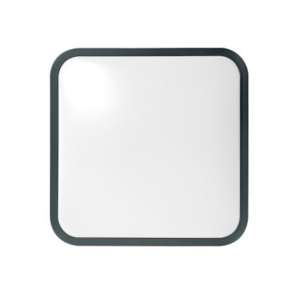 Brilagi - vannas istabas griestu lampa ar sensoru ZENNA LED/18W/230V 28,5x28,5 cm IP44 antracīts + ar tālvadības pulti