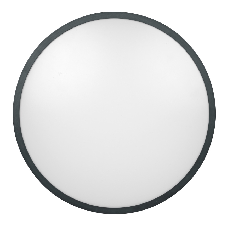 Brilagi - LED vannas istabas griestu gaismeklis ar sensoru ZENNA LED/18W/230V Ø 29,5 cm IP44 antracīts + tālvadība