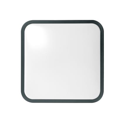 Brilagi - LED vannas istabas griestu gaismeklis ar sensoru ZENNA LED/24W/230V 34,5x34,5 cm IP44 antracīts + tālvadības pults