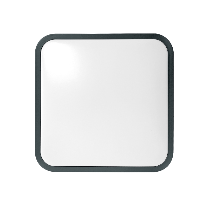 Brilagi - LED vannas istabas griestu gaismeklis ar sensoru ZENNA LED/24W/230V 34,5x34,5 cm IP44 antracīts + tālvadības pults