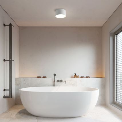 Brilagi - LED vannas istabas griestu gaismeklis FORIS LED/9W/230V Ø 9 cm balts IP44