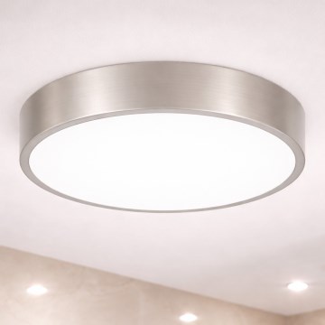 Brilagi - LED vannas istabas griestu gaismeklis POOL LED/36W/230V 3000/4000/5500K Ø 40 cm IP54 matēts hroms