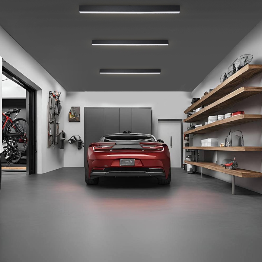 Brilagi - SLEEKLINE LED griestu gaismeklis vannas istabai LED/40W/230V 3000/4500/6000K melna IP44