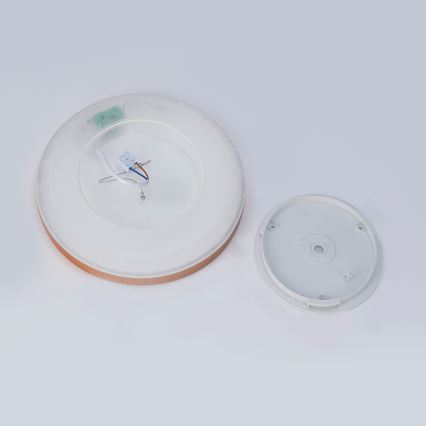 Brilagi - LED vannas istabas griestu lampa ULTRA SLIM LED/18W/230V Ø 30 cm rožu zelta IP54