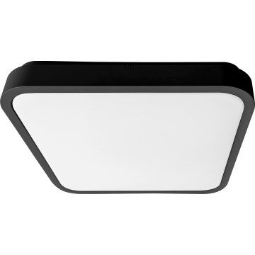 Brilagi - LED vannas istabas griestu gaismeklis ZENNA LED/18W/230V 28,5x28,5 cm IP44 melns