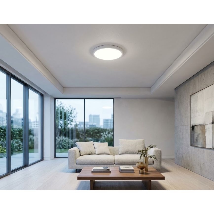 BRILAGI - LED vannas istabas griestu gaismeklis ZENNA LED/18W/230V Ø 29,5 cm IP44 balts