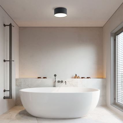 Brilagi - LED griestu lampa vannas istabai FORIS LED/14W/230V Ø 12 cm melna IP44