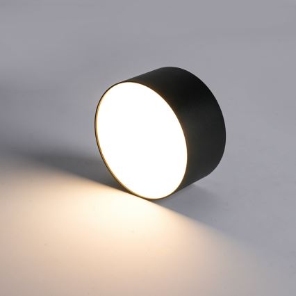 Brilagi - LED vannas istabas griestu lampa FORIS LED/9W/230V Ø 9 cm melna IP44