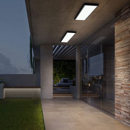 Brilagi - LED Vannas istabas griestu lampa FRAME LED/50W/230V 120x30 cm IP44 melna
