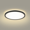 Brilagi - LED Vannas istabas griestu lampa ULTRA SLIM LED/12W/230V d. 22,5 cm melna IP54