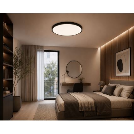 BRILAGI - LED vannas istabas griestu lampa ZENNA LED/36W/230V Ø 42 cm IP44 melna