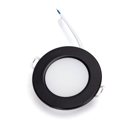 Brilagi - LED vannas istabas iebūvējamais griestu gaismeklis LED/4,8W/230V 4000K melns IP65