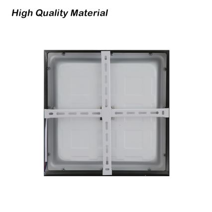 Brilagi - LED Vannas istabas griestu lampa FRAME LED/24W/230V 30x30 cm 3000/4000/6000K IP44 melna