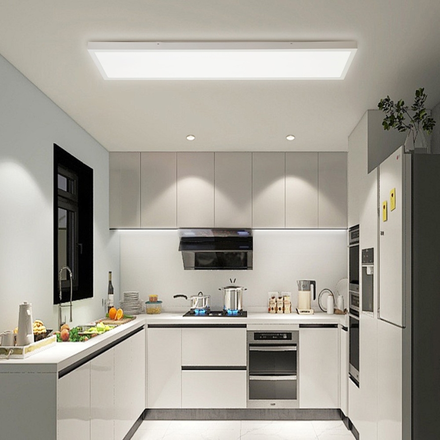 Brilagi - LED Vannas istabas griestu lampa FRAME LED/50W/230V 30x120 cm 3000/4000/6000K IP44 balta