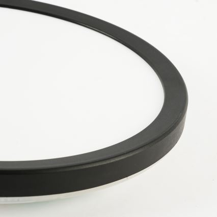 Brilagi - LED Vannas istabas griestu lampa ULTRA SLIM LED/12W/230V d. 22,5 cm melna IP54