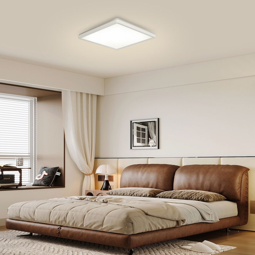 Brilagi - LED Vannas istabas griestu lampa ULTRA SLIM LED/24W/230V 42x42 cm balta IP54