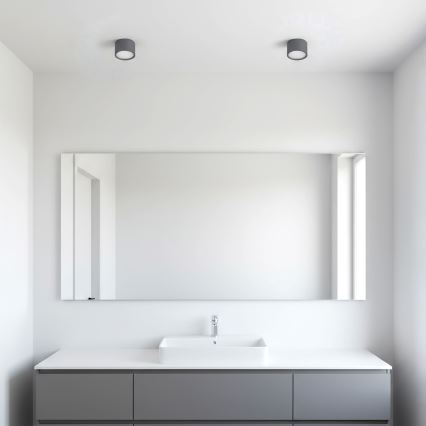 BRILAGI - LED Vannas istabas punktveida gaismeklis SMOOTH 1xGX53/15W/230V 60x82 mm antracīts IP54