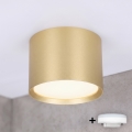 BRILAGI - LED vannas istabas punktveida gaismeklis SMOOTH 1xGX53/15W/230V 60x82 mm zelta krāsā IP54