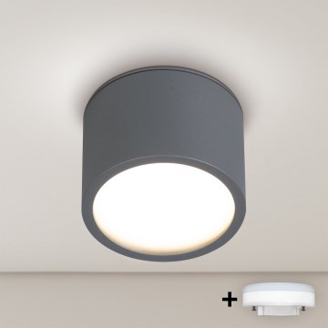 Brilagi - LED Vannas istabas punktveida gaismeklis SMOOTH 1xGX53/15W/230V antracīts IP65