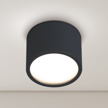 Brilagi - LED Vannas istabas punktveida gaismeklis SMOOTH 1xGX53/15W/230V melns IP65