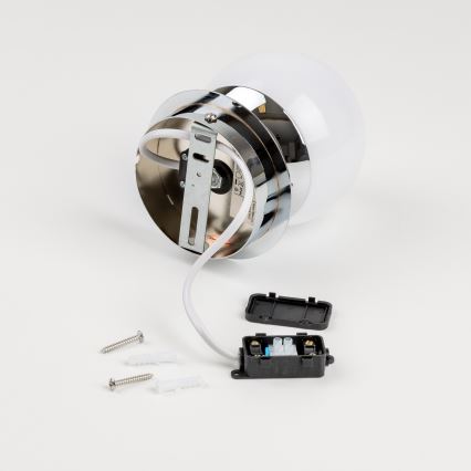 Brilagi - LED vannas istabas sienas gaismeklis BALL LED/6W/230V 3000/4000/6500K IP44 spīdīgs hroms