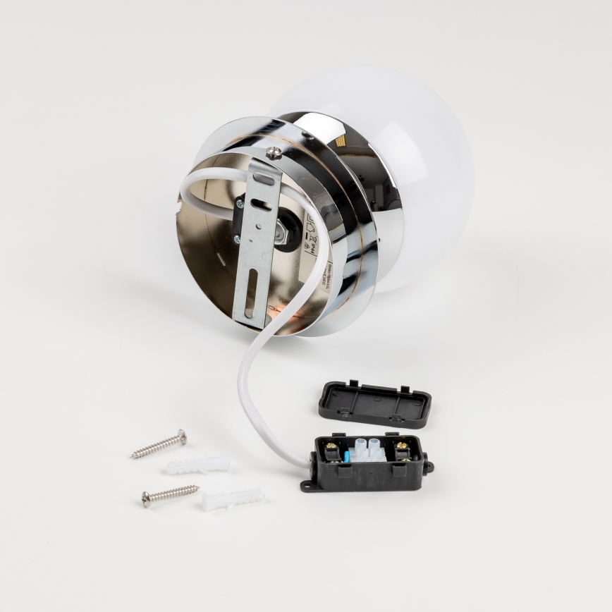 Brilagi - LED vannas istabas sienas gaismeklis BALL LED/6W/230V 3000/4000/6500K IP44 spīdīgs hroms