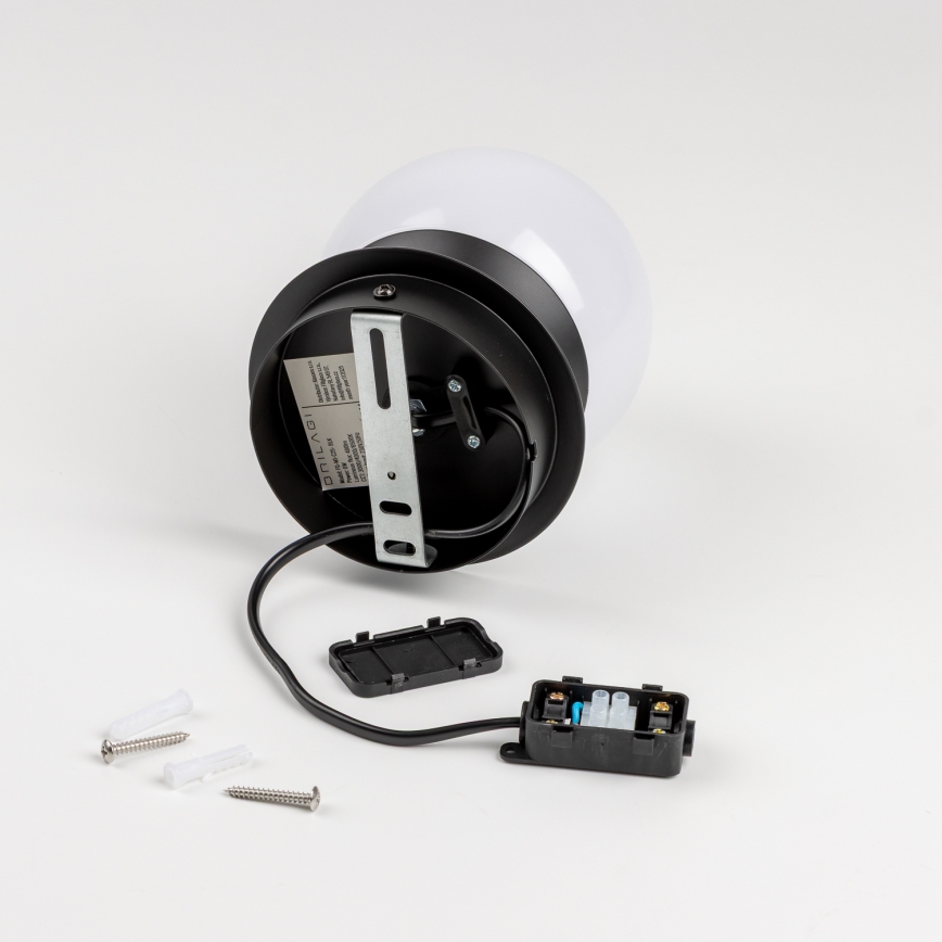 Brilagi - LED vannas istabas sienas gaismeklis BALL LED/6W/230V 3000/4000/6500K IP44 melns