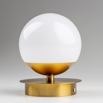 Brilagi - LED Vannas istabas sienas gaismeklis BALL LED/6W/230V 3000/4000/6500K IP44 zelta krāsā