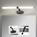Brilagi - LED vannas istabas spoguļa apgaismojums 2 vienā TUBEO LED/8W/230V 60 cm IP44 melns