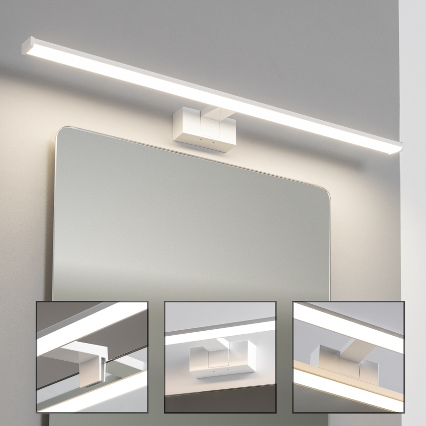 Brilagi - LED vannas istabas spoguļa apgaismojums 3 vienā VESTRA LED/15W/230V 80 cm IP44 balts