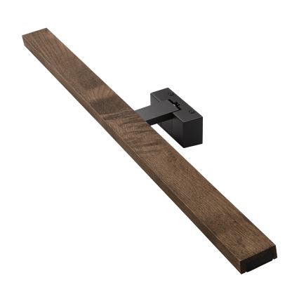 BRILAGI - LED vannas istabas spoguļa apgaismojums 3in1 WOODY MIRROR LED/15W/230V 80 cm IP44 melns/ozols valrieksts