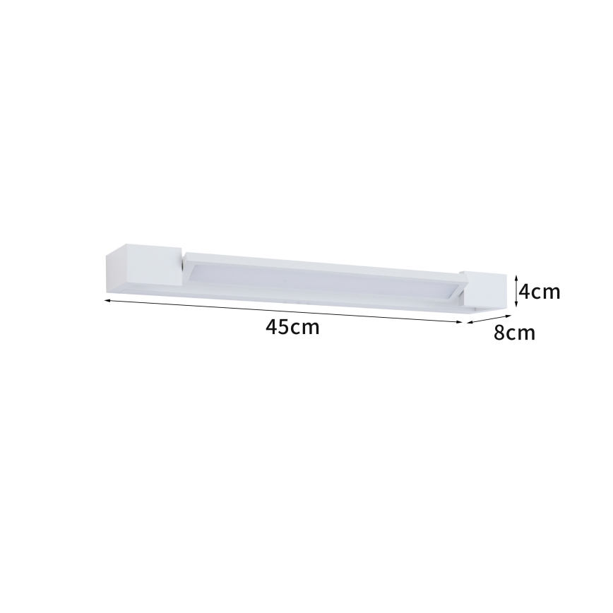 Brilagi - LED vannas istabas spoguļa apgaismojums AQUA LINE LED/12W/230V 45 cm IP44 balts