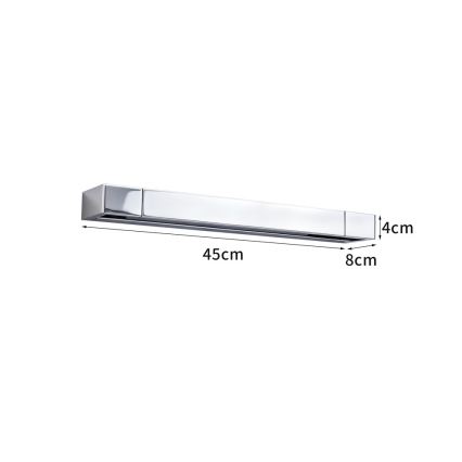 BRILAGI - LED vannas istabas spoguļa apgaismojums AQUA LINE LED/12W/230V 45 cm IP44 spīdīgs hroms CRI 90