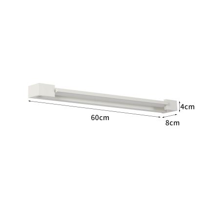 Brilagi - LED vannas istabas spoguļa apgaismojums AQUA LINE LED/18W/230V 60 cm IP44 balts CRI 90