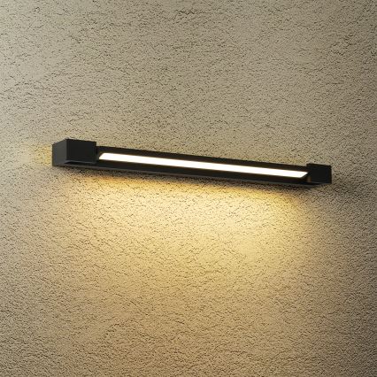 Brilagi - LED spoguļa apgaismojums vannas istabai AQUA LINE LED/18W/230V 60 cm IP44 melns CRI 90