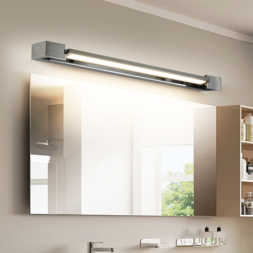 Brilagi - LED vannas istabas spoguļa apgaismojums AQUA LINE LED/18W/230V 60 cm IP44 spīdīgs hroms CRI 90
