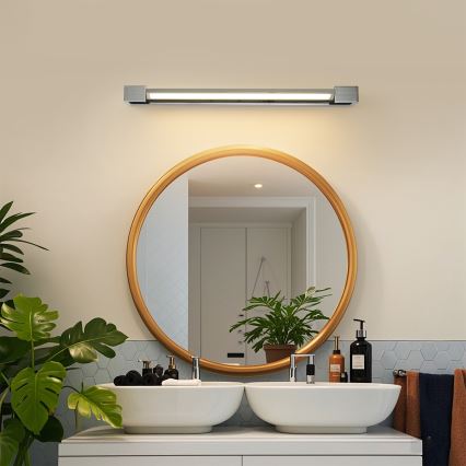 Brilagi - LED vannas istabas spoguļa apgaismojums AQUA LINE LED/18W/230V 60 cm IP44 spīdīgs hroms CRI 90