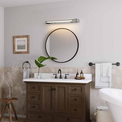 Brilagi - LED vannas istabas spoguļa apgaismojums AQUA LINE LED/18W/230V 60 cm IP44 spīdīgs hroms CRI 90