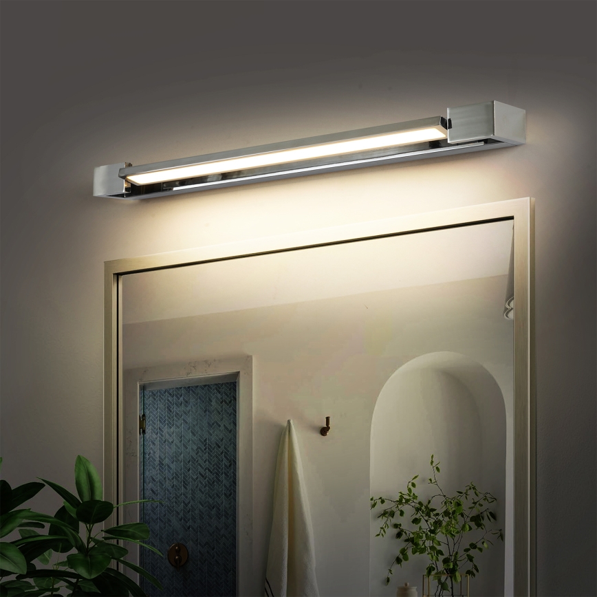 Brilagi - LED vannas istabas spoguļa apgaismojums AQUA LINE LED/18W/230V 60 cm IP44 spīdīgs hroms CRI 90