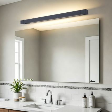 BRILAGI - LED vannas istabas spoguļa apgaismojums AQUA LINE LED/20W/230V 80 cm IP44 melns CRI 90