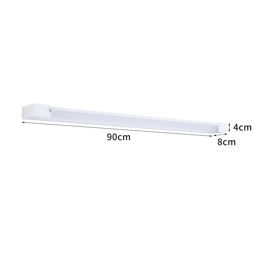 Brilagi - LED vannas istabas spoguļa apgaismojums AQUA LINE LED/24W/230V 90 cm IP44 balts CRI 90