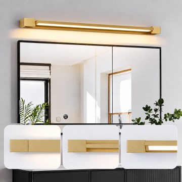 BRILAGI - LED vannas istabas spoguļa apgaismojums AQUA LINE LED/24W/230V 90 cm IP44 zelta CRI 90