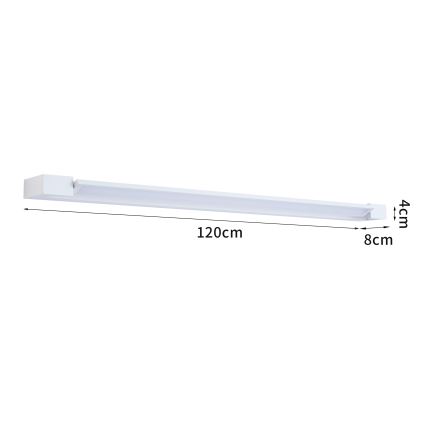Brilagi - LED spoguļa apgaismojums vannas istabai AQUA LINE LED/36W/230V 120 cm IP44 balts