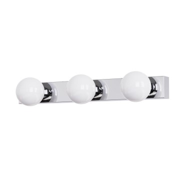 Brilagi - LED vannas istabas spoguļa apgaismojums HOLLYWOOD 3xLED/3W/230V 39 cm IP44 spīdīgs hroms