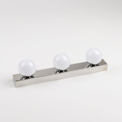 Brilagi - LED vannas istabas spoguļa apgaismojums HOLLYWOOD 3xLED/3W/230V 39 cm IP44 spīdīgs hroms