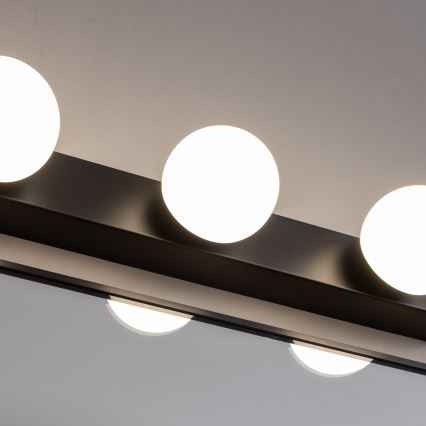 Brilagi - LED vannas istabas spoguļa apgaismojums HOLLYWOOD 3xLED/3W/230V 39 cm IP44 melns