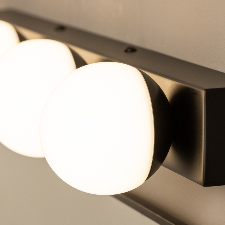 Brilagi - LED vannas istabas spoguļa apgaismojums HOLLYWOOD 4xLED/3W/230V 53 cm IP44 melns