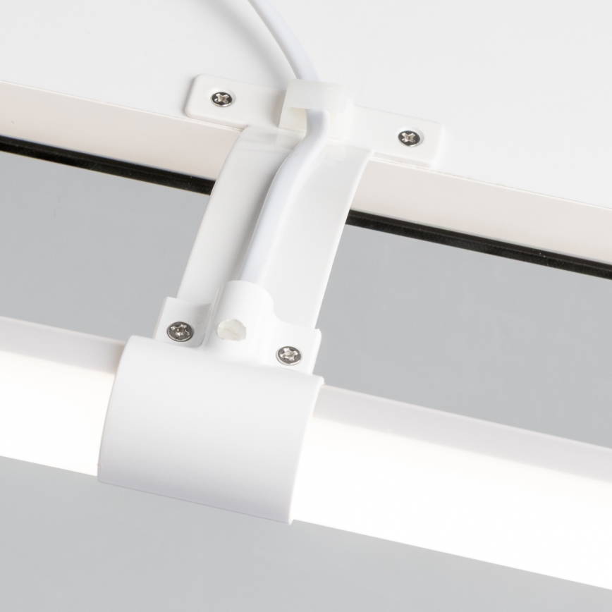 Brilagi - LED vannas istabas spoguļa apgaismojums 2 vienā TUBEO LED/8W/230V 60 cm IP44 balts